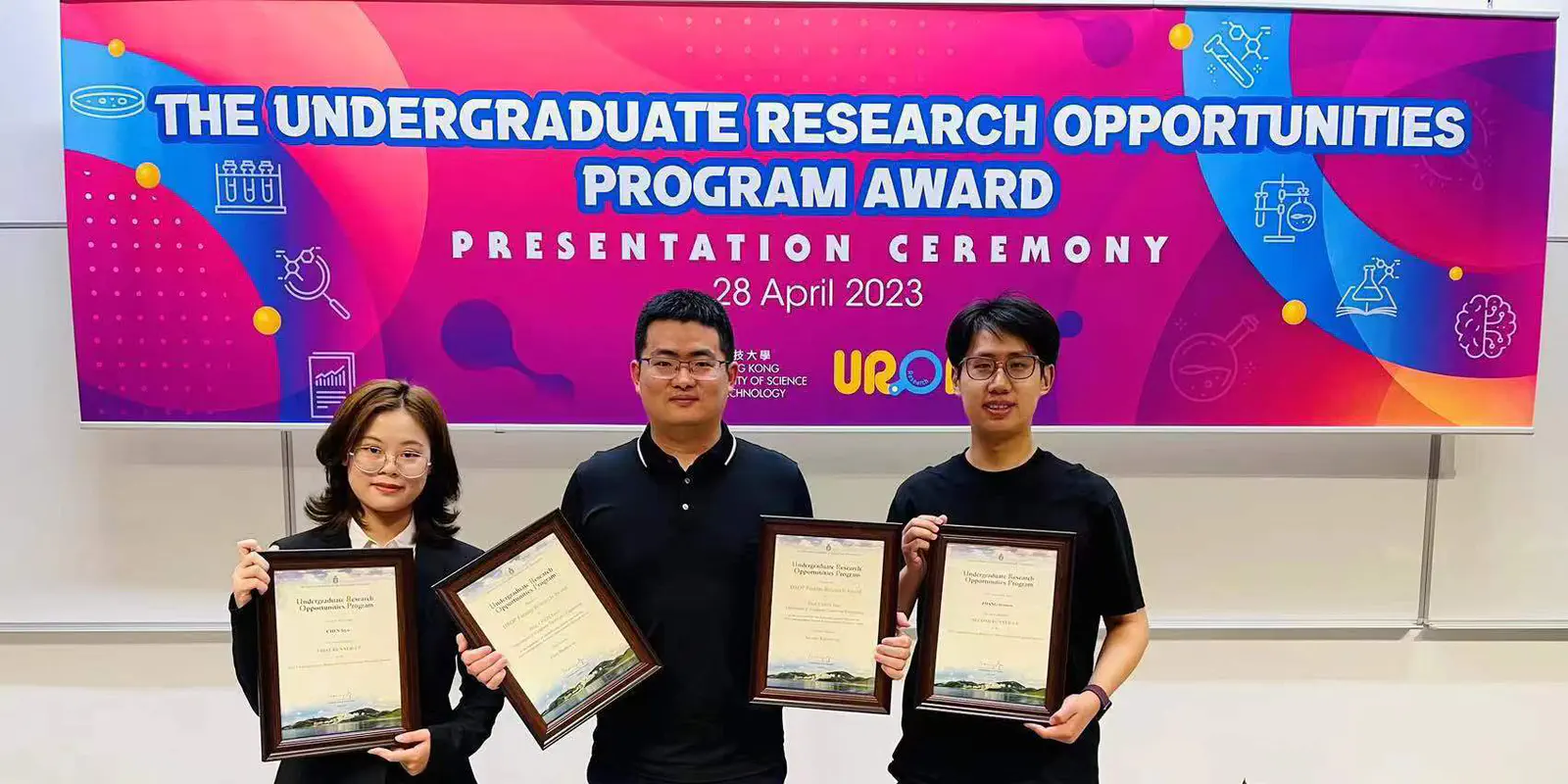 Intern Students of HKUST SMART Lab Won Two UROP Awards